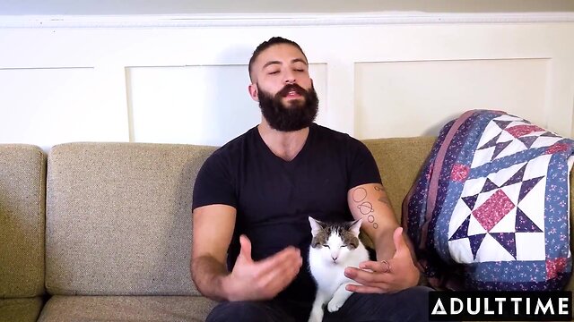 Mature time - trans stud trip richards savors bear partner's enormous pecker