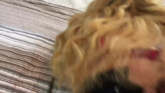 Natasha sucks a huge ebony pecker and gets a face full of cum