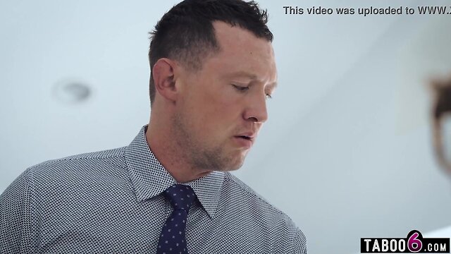 Employee fucks bosses transgender wife after cornering him with evidence