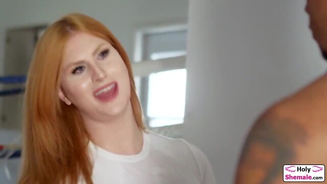 Chesty tran boxer evie envy suck n barebacked by ebony guy