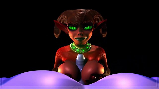 Big Boobed Futanari Babe: Anal Pleasure with Titfucking & Tittyfucking!