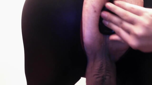 Chubby inflatable sextoy anal stretching fat booty gape enormous