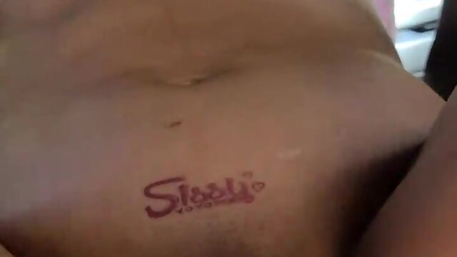 Pov CD's tiny clitty is locked in chastity as she bounces on daddy's huge