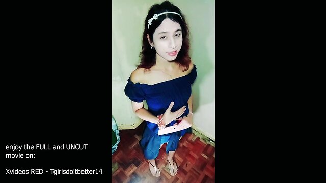 Cute faced t-girl amateurish dani Única is your loving wife that gets sextoy