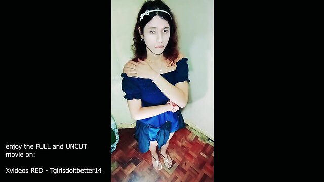 Cute faced t-girl amateurish dani Única is your loving wife that gets sextoy