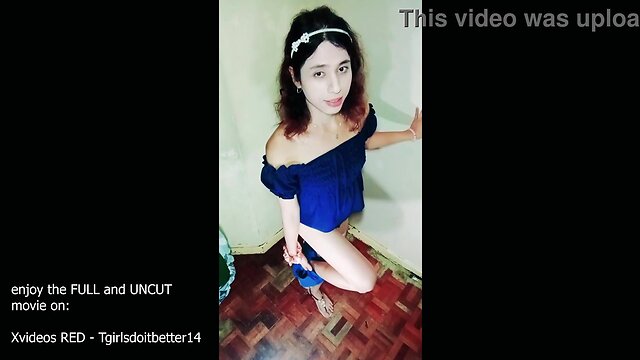 Cute faced t-girl amateurish dani Única is your loving wife that gets sextoy