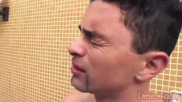 Sultry tv samara de macedo and her guy drill each other by the pool