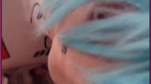 Dvaboi femboy crossdresser cosplay cocksucking