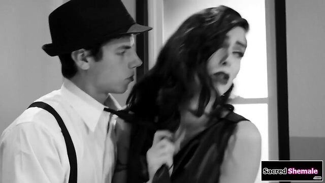 Trans widow domino presley barebacks cop