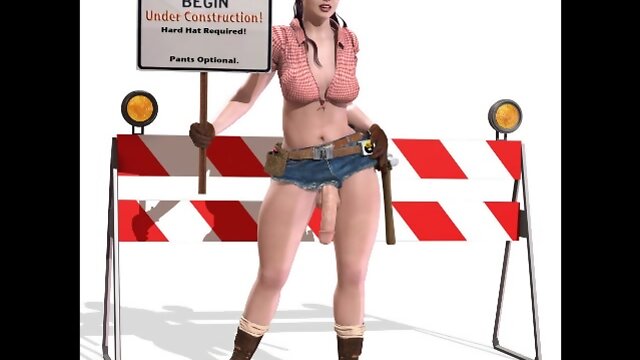 3D Attractive Futanari Lezzies!