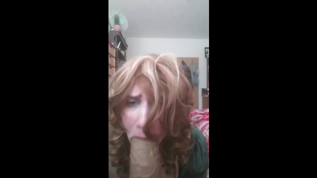 Cd whore without invitation got her butt ripped by massive bbc