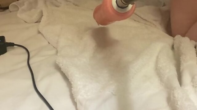 Accidentally Cumming TS: Big Ass Trans Fucks & Masturbates to Orgasm!