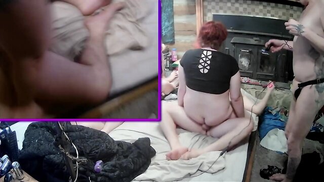 Wild Bareback Orgy: Amateur Shemale Creampie & Cum Inside Ass!