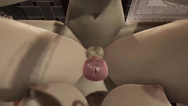 Yuri futa is hammered by futaaaaa