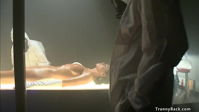 Tight chesty ladyboy fucks man