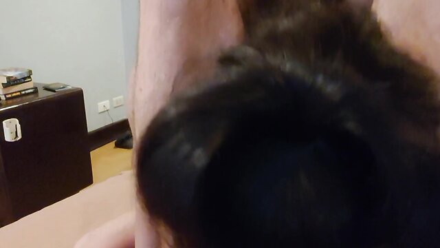 Bigcock brunette trans mistress raw her bottom slave...