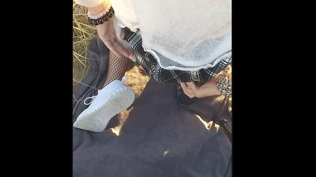 Gorgeous Blonde Shemale: Outdoor Action, Pumping & Anal Orgasm!