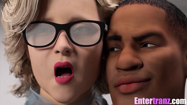 Bbc's destroy tight trans butthole and throat