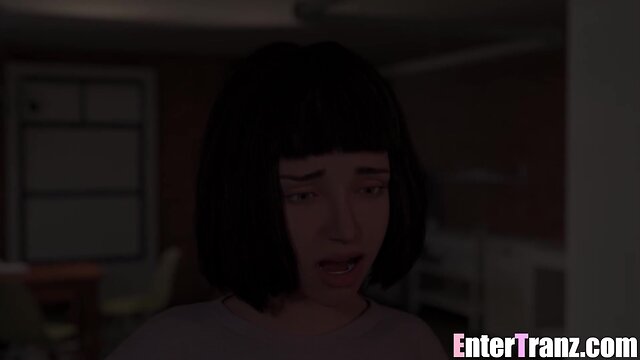 Excited she-males, she-males, and transgender women get hammered by long penis