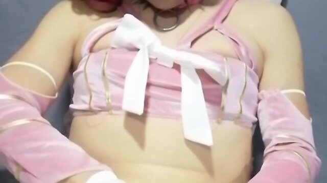 Hot Amateur Crossdresser, Ladyboy, and Sissy Caged & Fucked!