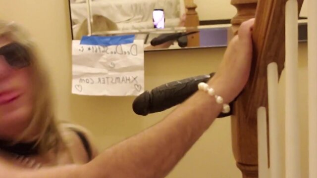 Crossdresser deedee booty to mouth sucking cum