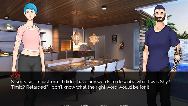 The lust of crossdresser boy meeting the sultry new neighbor