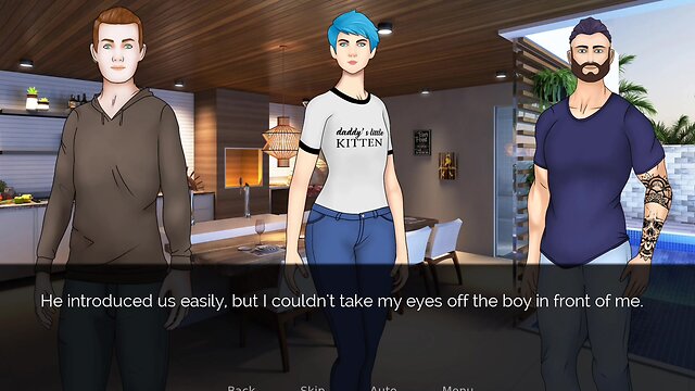 The lust of crossdresser boy meeting the sultry new neighbor