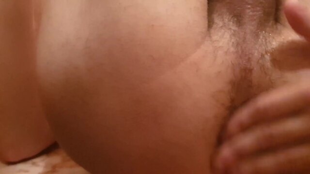 Anal fun in the bathroom for sissies