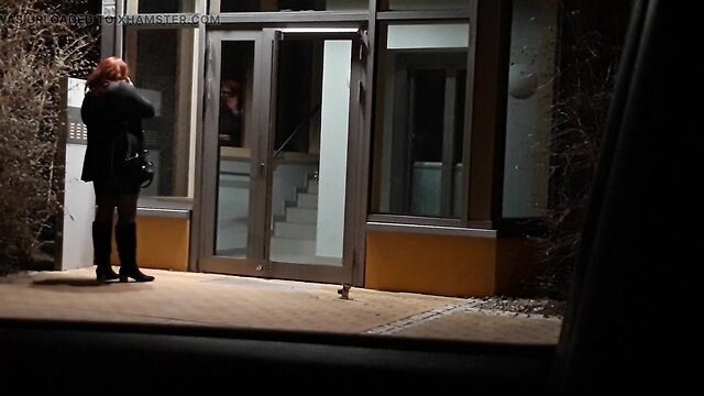 Sextoy and gag displayed outdoors