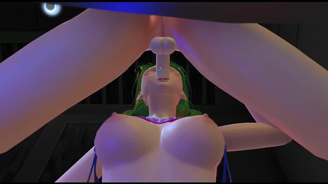 Futas prick devoured by starving cumdumpster in second life