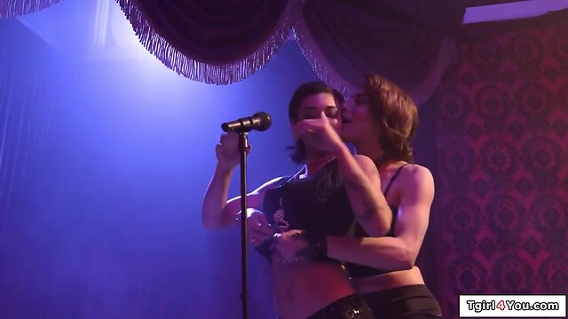 Ariel demure fucks at trans club tgirl4you.com