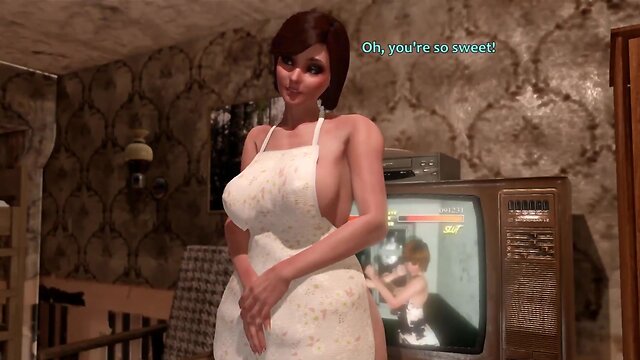 Triple Anal Delight: MILF Tran Fucks Two!