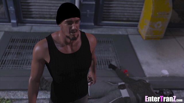 Trans women encounter excited bbc