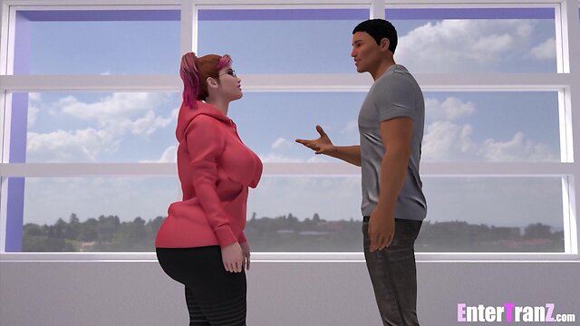 Insane futanari takes it everywhere