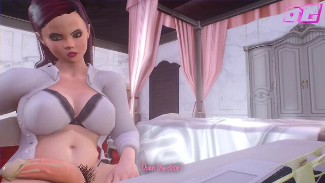 3d transvestite mistress fucks femboy anally and explodes inside