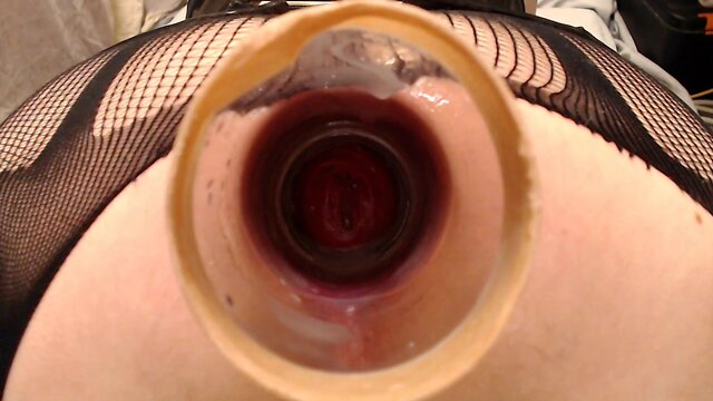 Viewing inside my anal gaping