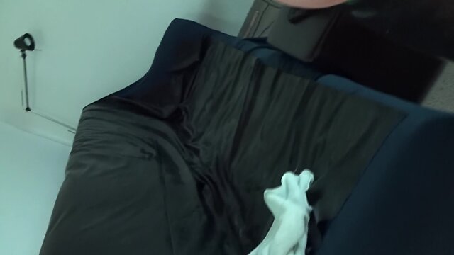 Latex-wearing perv bessy