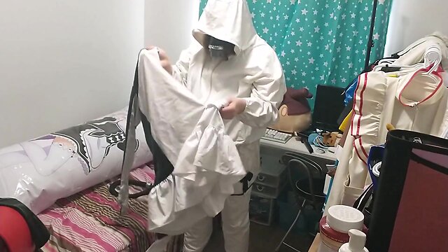 Pvc penguin cosplay gasmask breathplay CD hump inflatable