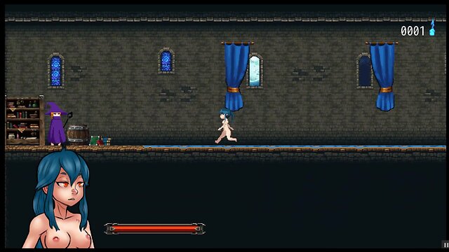 Nayla castle plays hentai game ep.3: cumming in cleopatra mummys pussy