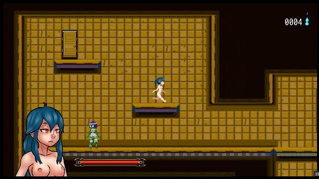 Nayla castle plays hentai game ep.3: cumming in cleopatra mummys pussy