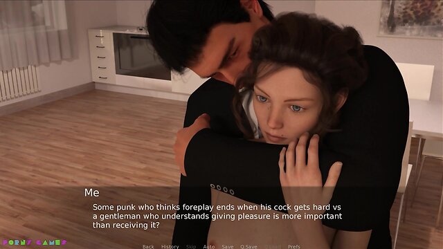 Midlife crisis: hetero man experiences anal with trap