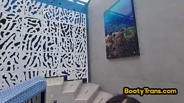 Transgender enjoys anal fucking by ebony cocks