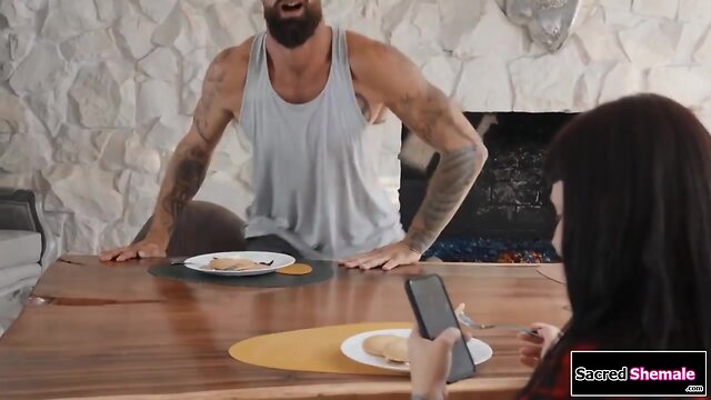 Trans person lola morena barebacked by brother-in-law