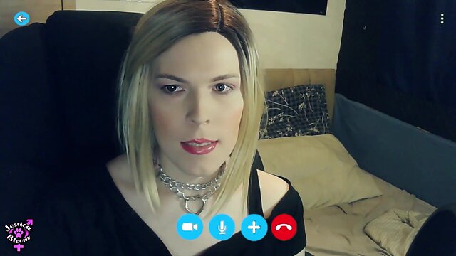 Jessica bloom: slutty trans stepsister caught on web cam