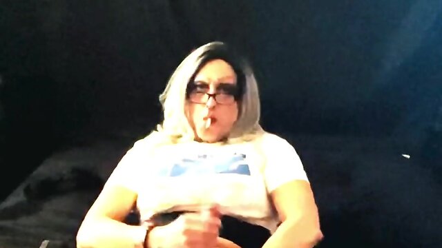 Marilyn smoking, stroking, and ass pussy fun part 1