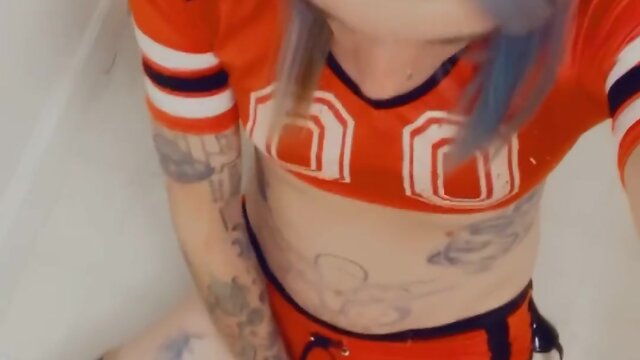 Aeva rhone takes on sexy sports challenge: sucking and getting fucked