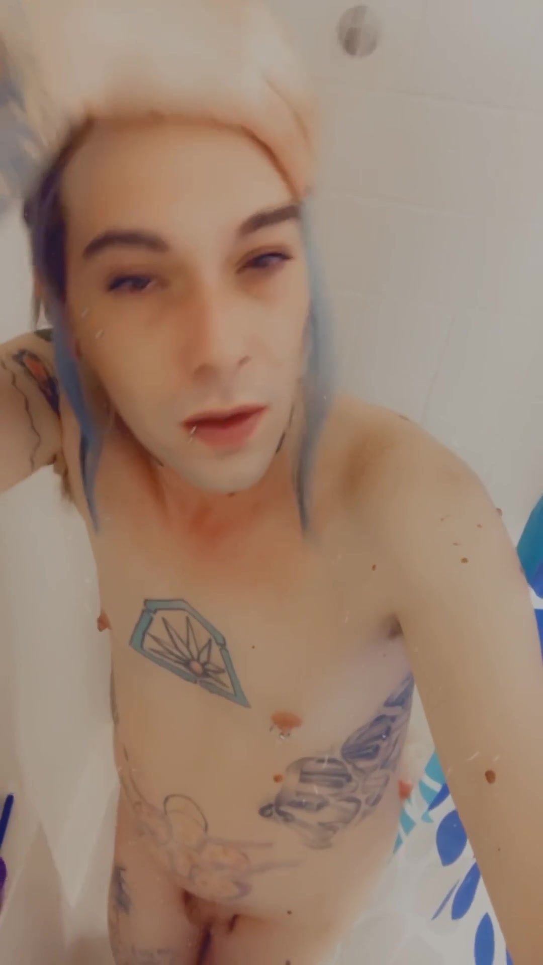 Or teenbathing beauty: nude in the shower