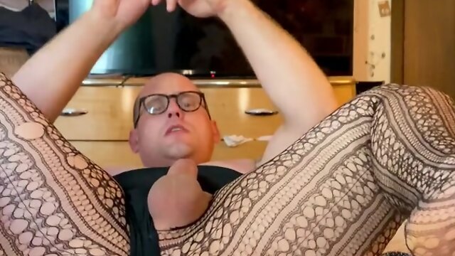 Crossdresser edging and explosive load