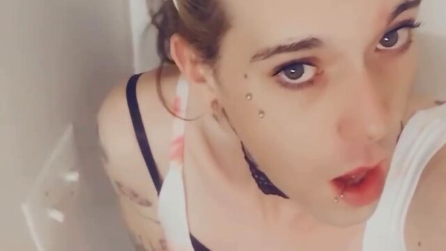 Summer dress-wearing woman wants to suck men