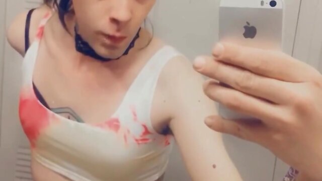 Summer dress-wearing woman wants to suck men